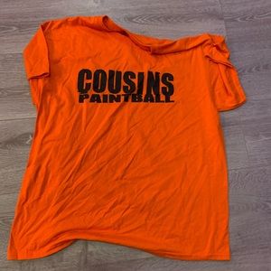 Cousins paintball shirt